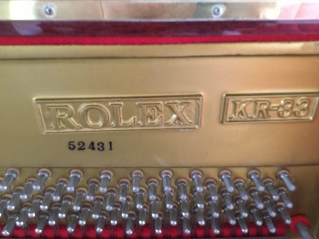 Rolex KR-33 Auburn Pianos Tuning Sydney